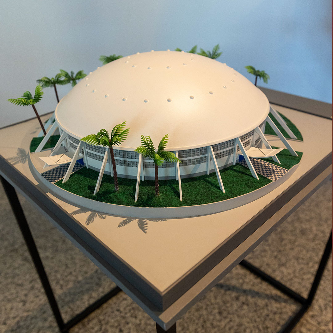 Maquete: O Ginásio do Bolão